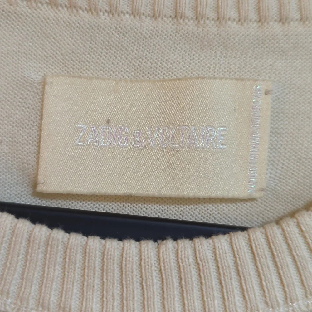 Zadig & Voltaire Miss Camo Skull Embellished Rhinestone Pullover Sweater Medium - Picture 8 of 11